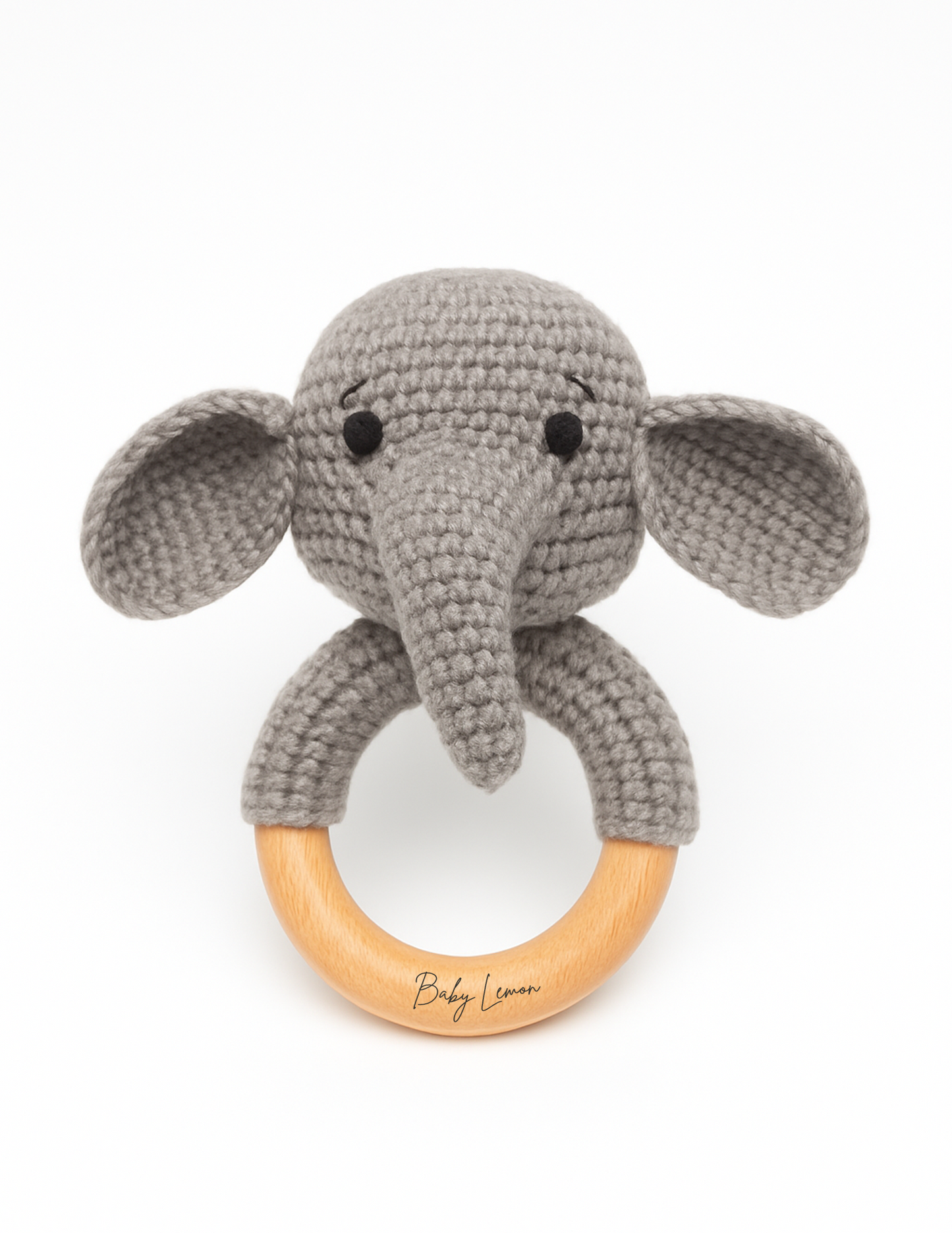 Handvirkad skallra - elefant