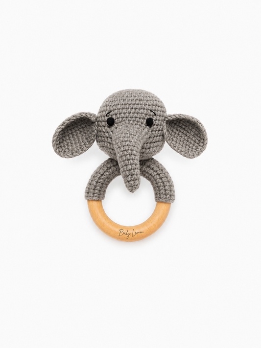 Handvirkad skallra - elefant