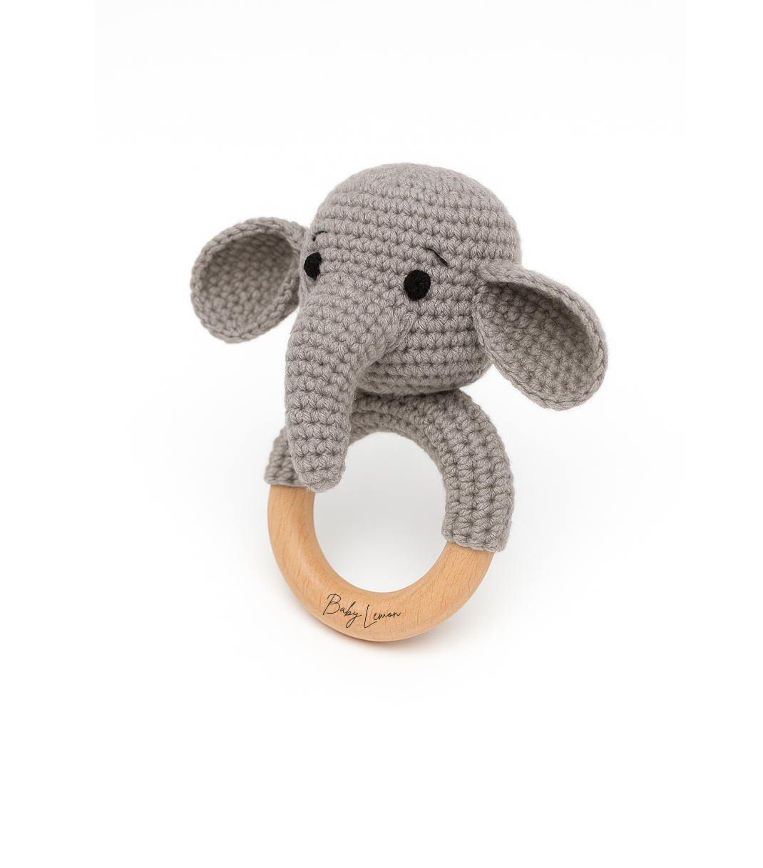 Handvirkad skallra - elefant