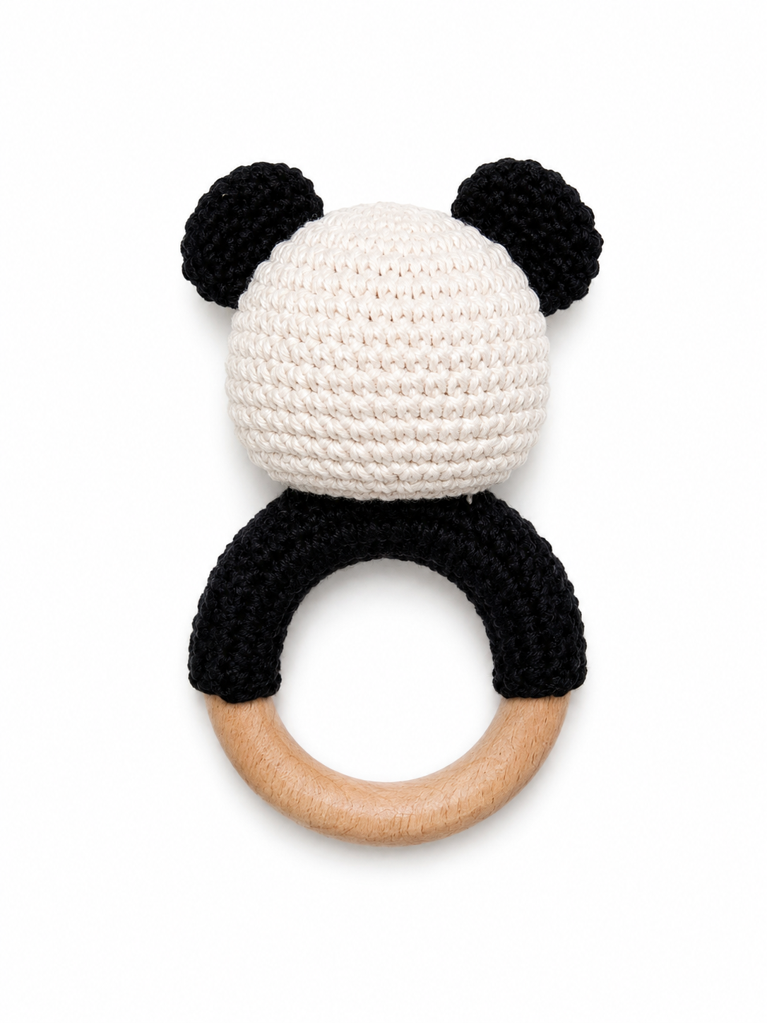 Handvirkad skallra - panda