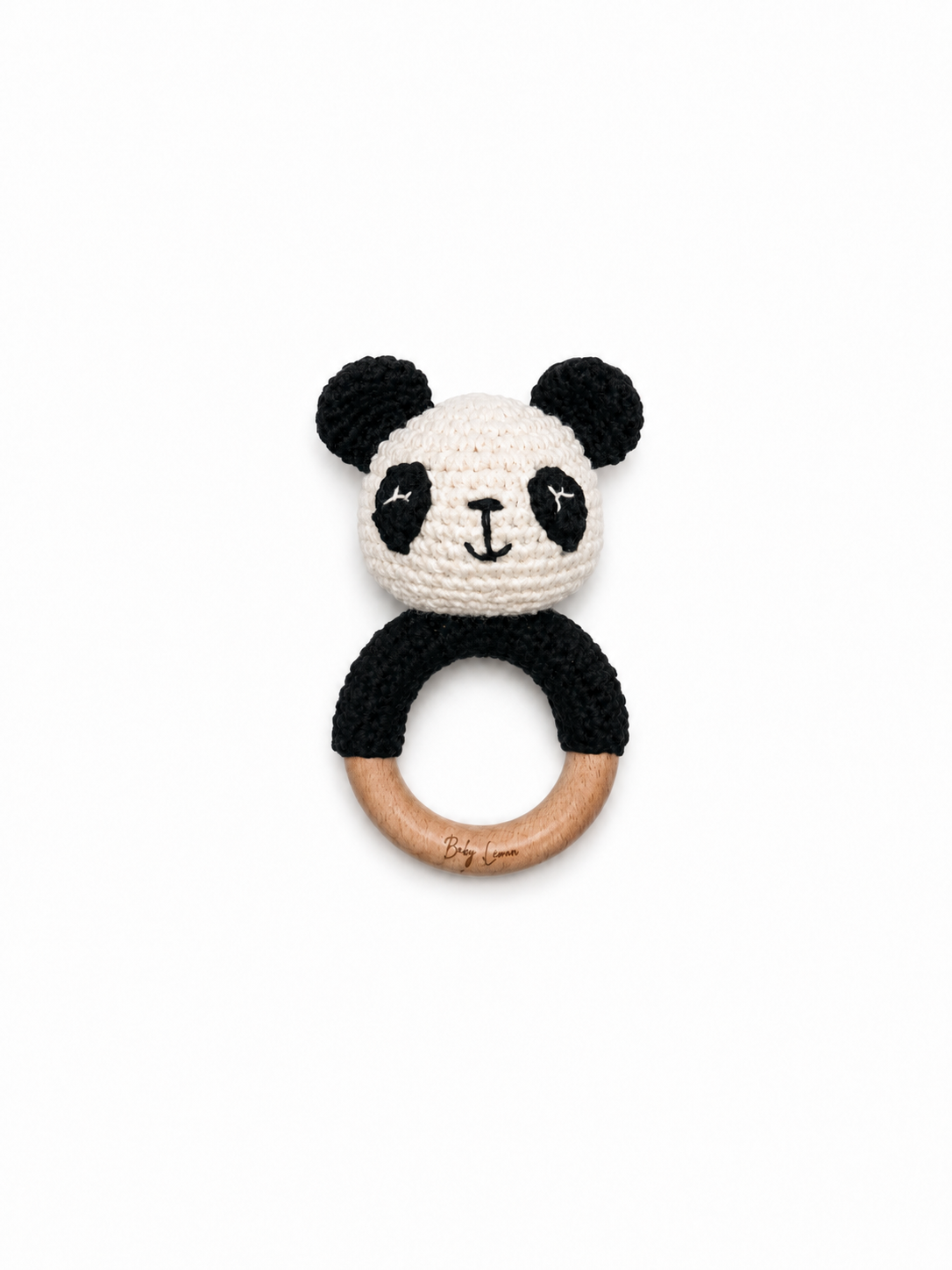 Handvirkad skallra - panda